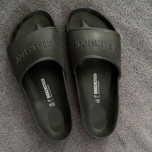 Birkenstock Dark Gray Slide Sandals